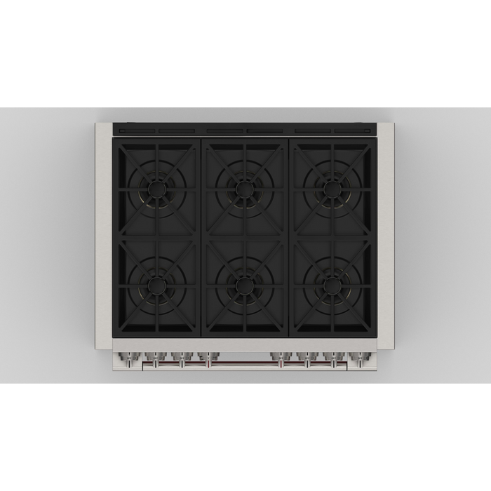 Fulgor Milano 36-Inch Pro Range Door Color Kit, Red