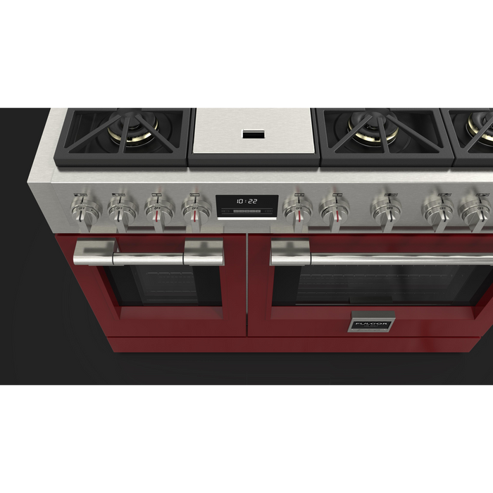 Fulgor Milano 48-Inch Pro Range Door Color Kit, Red