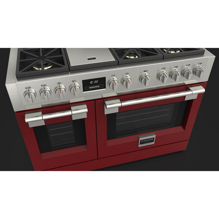 Fulgor Milano 48-Inch Pro Range Door Color Kit, Red