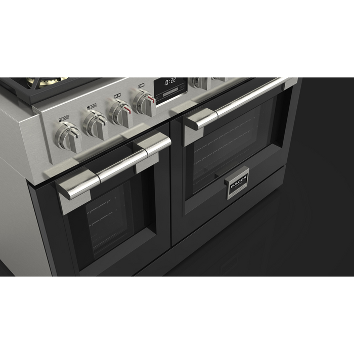 Fulgor Milano 48-Inch Pro Range Door Color Kit, Glossy Black