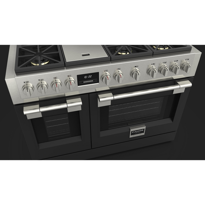 Fulgor Milano 48-Inch Pro Range Door Color Kit, Matte Black