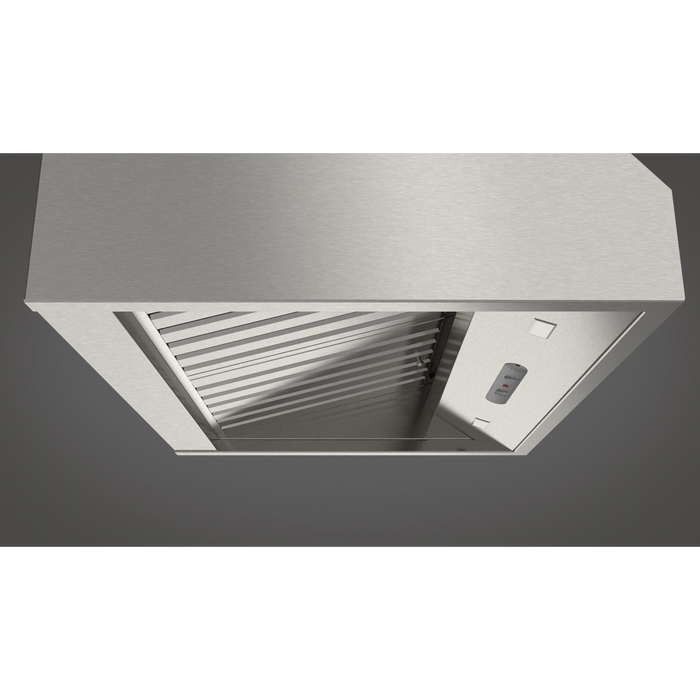 Fulgor Milano 30-Inch Pro Wall Hood, 600 Series, 600 CFM, 18-Inch Depth, Baffle Filters