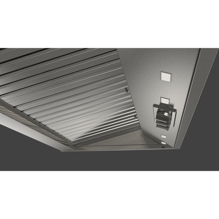 Fulgor Milano 36-Inch Pro Wall Hood, 600 Series, 1000 CFM, 18-Inch Depth, Baffle Filters