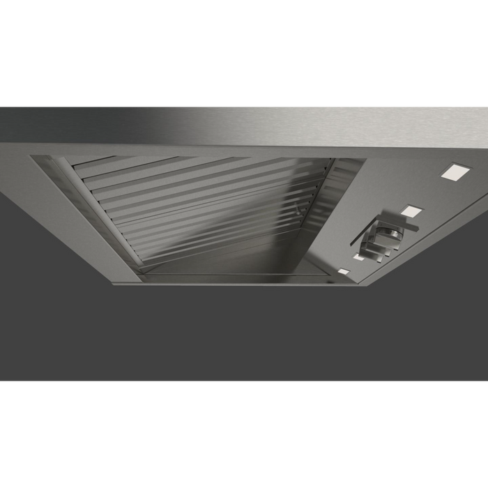 Fulgor Milano 36-Inch Pro Wall Hood, 600 Series, 1000 CFM, 18-Inch Depth, Baffle Filters