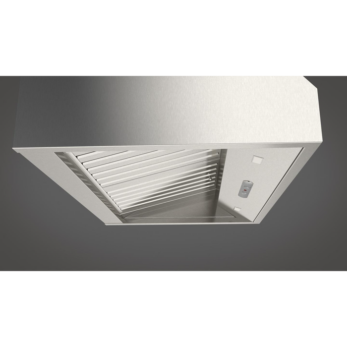 Fulgor Milano 36-Inch Pro Wall Hood, 600 Series, 600 CFM, 18-Inch Depth, Baffle Filters