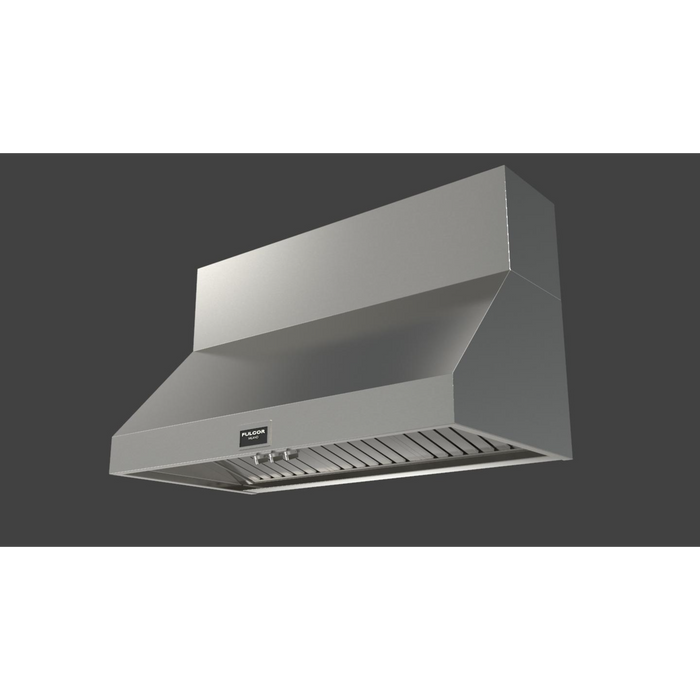 Fulgor Milano 48-Inch Pro Wall Hood, 600 Series, 1000 CFM, 18-Inch Depth, Baffle Filters