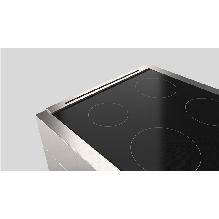 Fulgor Milano Sofia Pro 30-Inch Freestanding Induction Range, 600 Series, 4 Quantum Induction Burners, Self-Clean, Soft-Close Door