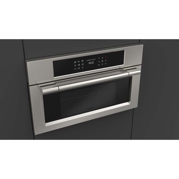 Fulgor Milano 30-Inch Pro Built-In Steam Oven, 600 Series, Combination Steam Convection, Stainless Steel Finish