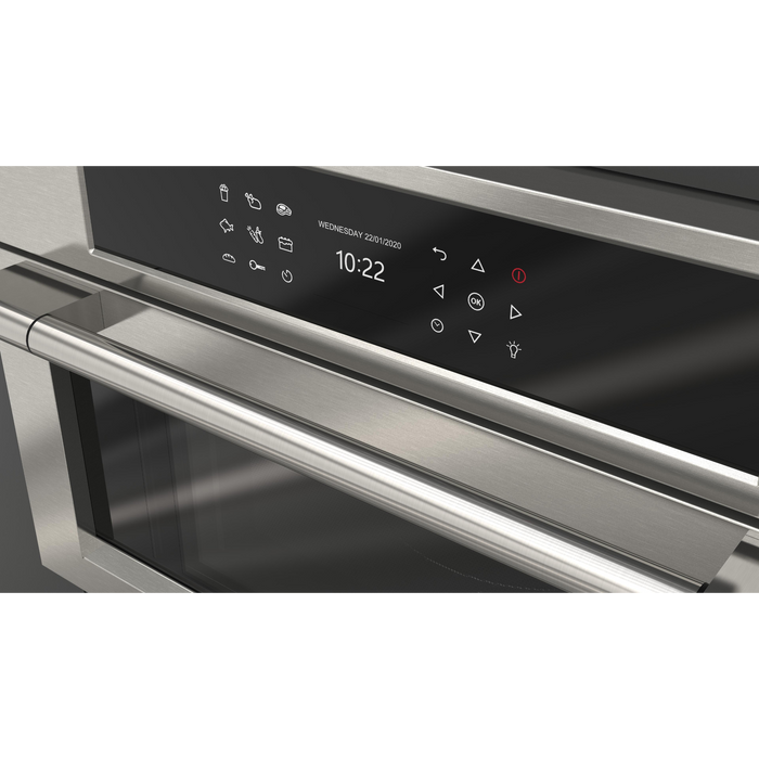 Fulgor Milano 30-Inch Pro Built-In Speed Oven, 600 Series, Combination Microwave Convection, Stainless Steel Finish