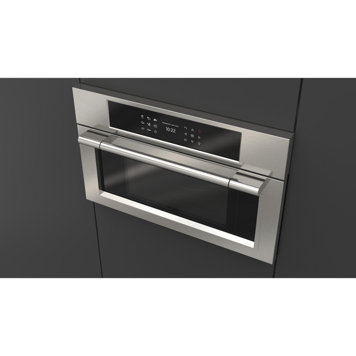 Fulgor Milano 30-Inch Pro Built-In Speed Oven, 600 Series, Combination Microwave Convection, Stainless Steel Finish