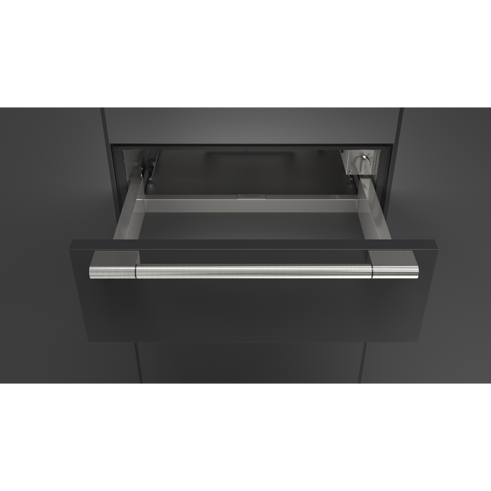 Fulgor Milano 30-Inch Sofia Pro Built-In Warming Drawer, Stainless Steel, Sofia Matching Handle, Soft-Close