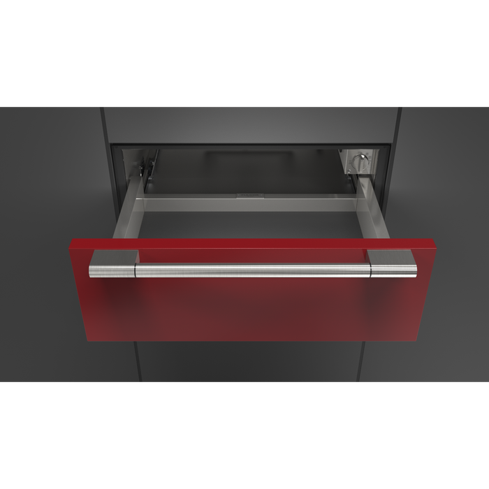 Fulgor Milano 30-Inch Sofia Pro Built-In Warming Drawer, Stainless Steel, Sofia Matching Handle, Soft-Close