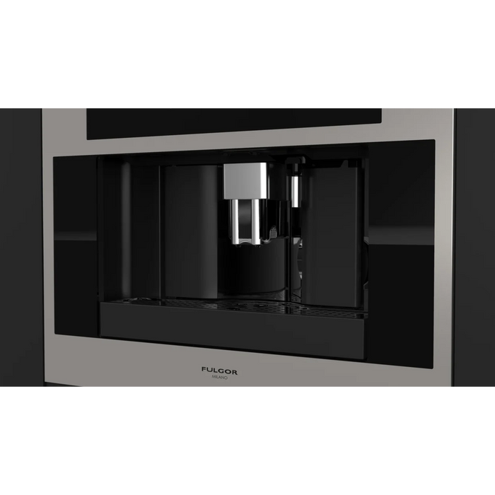 Fulgor Milano 24-Inch Built-In Fully Automatic Coffee System, Stainless Steel (Discontinued)
