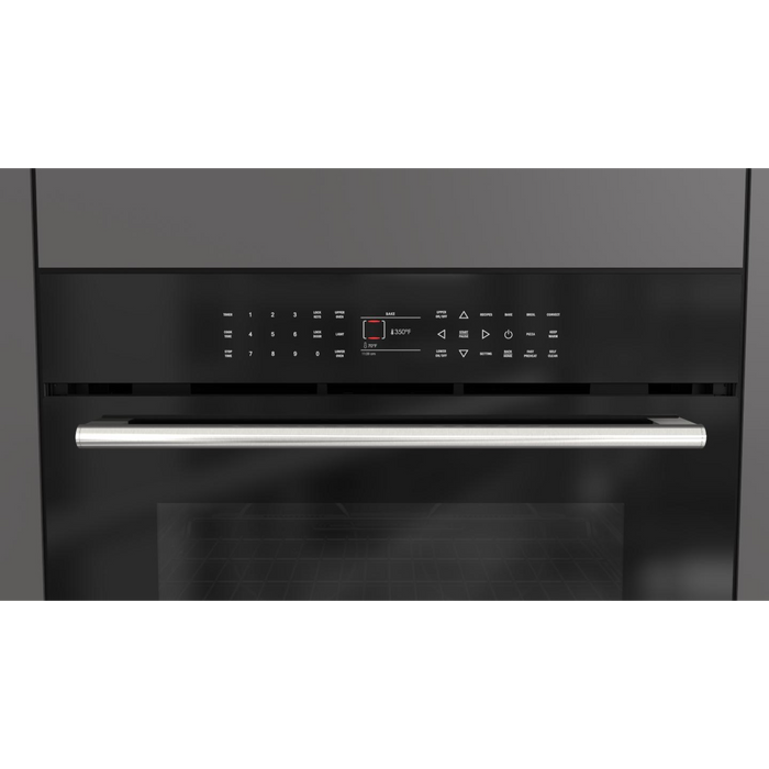 Fulgor Milano 30-Inch Distinto Built-In Electric Double Oven, Self-Clean, Dual Fan Convection, N.A. Version, Black, Full Touch Electronic Control