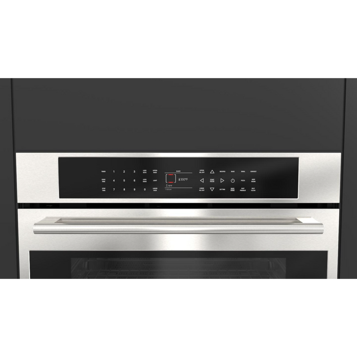 Fulgor Milano 30-Inch Distinto Built-In Electric Double Oven, Self-Clean, Dual Fan Convection, N.A. Version, Stainless Steel, Full Touch Electronic Control - Will Be Discontinued