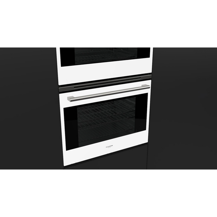 Fulgor Milano 30-Inch Distinto Built-In Electric Double Oven, Self-Clean, Dual Fan Convection, N.A. Version, White Glass, Full Touch Electronic Control