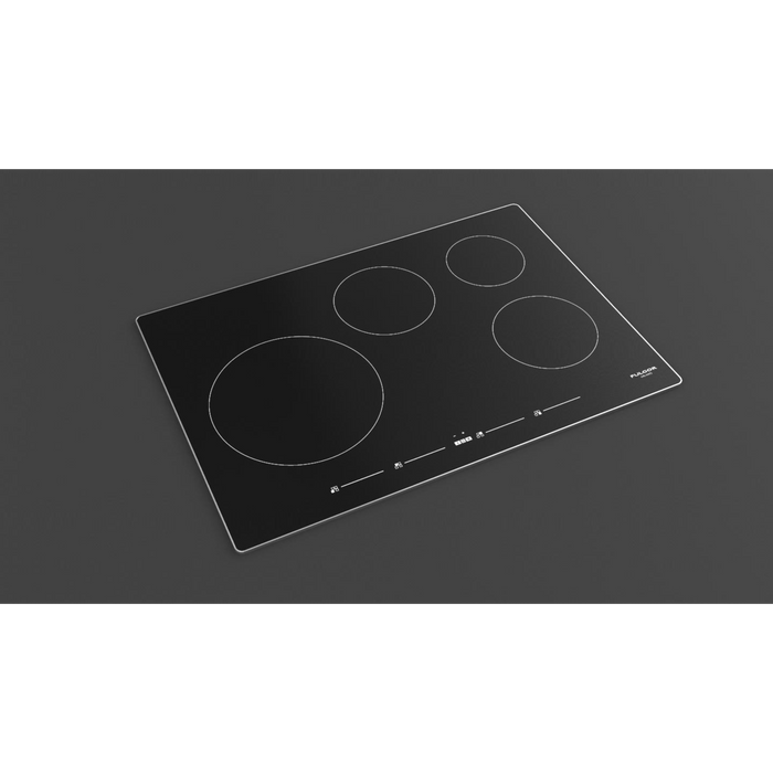 Fulgor Milano 30-Inch Distinto Built-In Induction Cooktop, 700 Series, Quantum Induction, 4 Cooking Zones, One 11” Max Power Zone, Touch Slide Controls, N.A. Version, Brushed Premium Trim