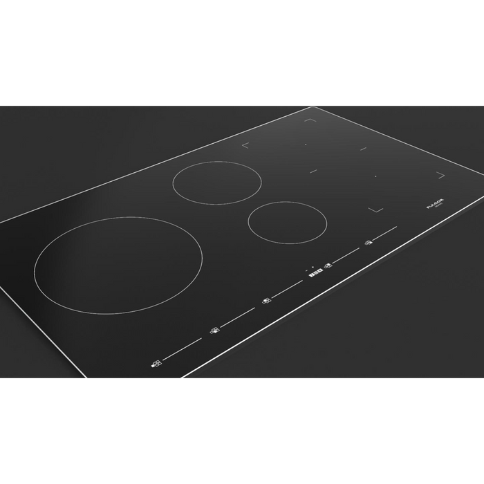 Fulgor Milano 36-Inch Distinto Built-In Induction Cooktop, 700 Series, Quantum Induction, 5 Cooking Zones, One 11” Max Power Zone, Bridge Zone, Touch Slide Controls, Brushed Aluminum Trim