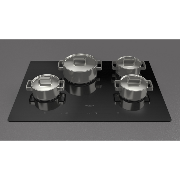 Fulgor Milano 30-Inch Distinto Built-In Premium Electric Cooktop, 700 Series, 4 Cooking Zones, Touch Slide Controls