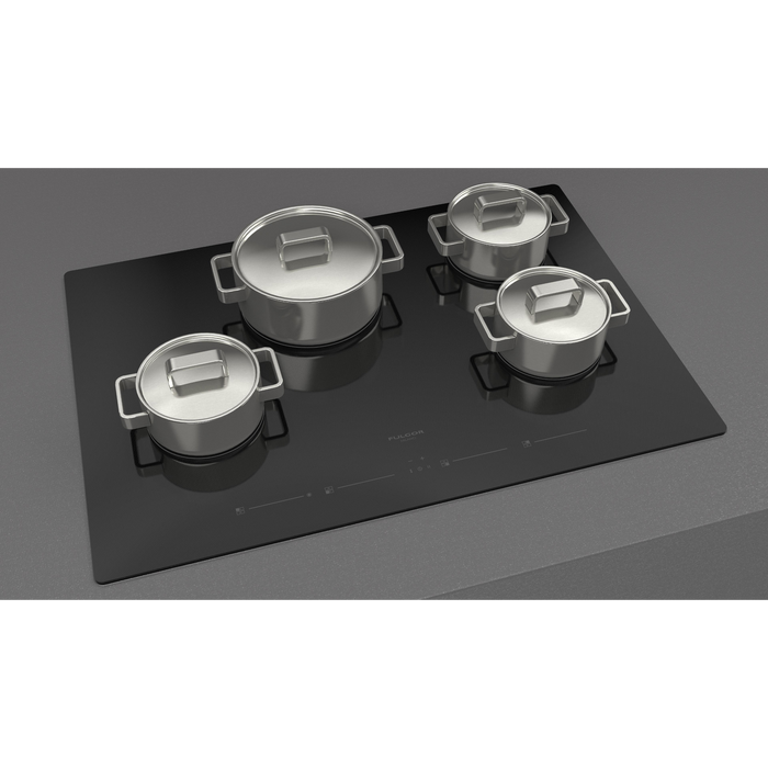 Fulgor Milano 30-Inch Distinto Built-In Premium Electric Cooktop, 700 Series, 4 Cooking Zones, Touch Slide Controls