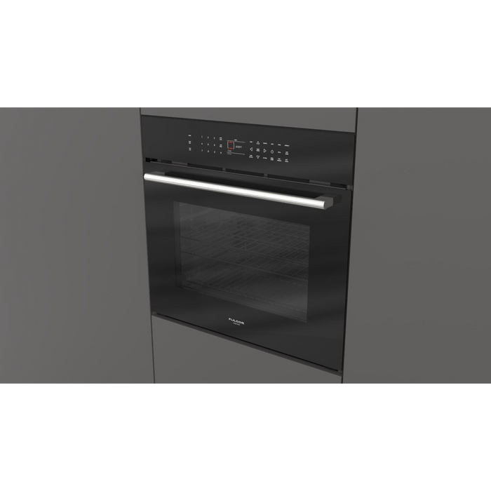 Fulgor Milano 30-Inch Distinto Built-In Electric Single Oven, Self-Clean, Dual Fan Convection, N.A. Version, Black, Full Touch Electronic Control