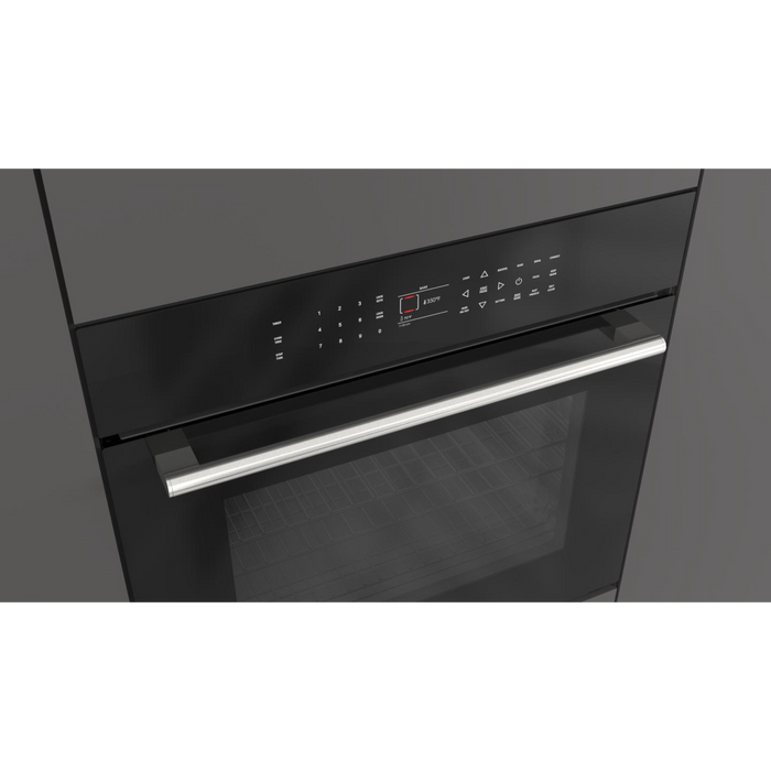 Fulgor Milano 30-Inch Distinto Built-In Electric Single Oven, Self-Clean, Dual Fan Convection, N.A. Version, Black, Full Touch Electronic Control