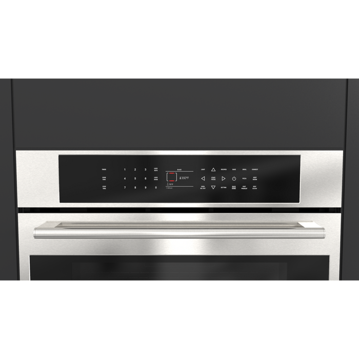 Fulgor Milano 30-Inch Distinto Built-In Electric Single Oven, Self-Clean, Dual Fan Convection, N.A. Version, Stainless Steel, Full Touch Electronic Control - Will Be Discontinued