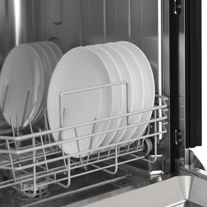 Forno Polo 18-Inch Built-In Black Dishwasher, 8 Place Settings, ENERGY STAR Certified, 52 dBA