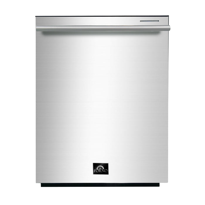 FORNO Premium 3-Piece Kitchen Bundle - Galiano 36" Gas Range, 36" Built-In Refrigerator, 24" Built-In Dishwasher - FBDL-004-01CAUS