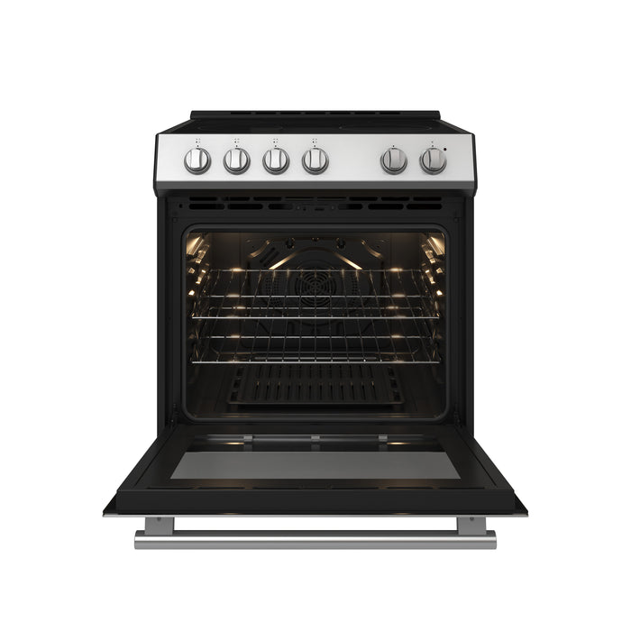 Forno Leonardo Espresso 30-Inch Stainless Steel Electric Range, True Convection, Energy Efficient