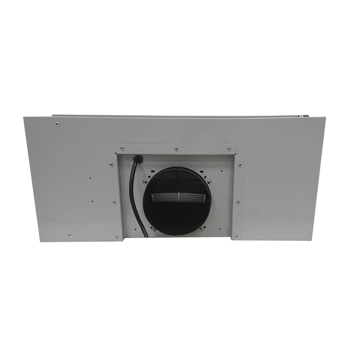 Forno Frassanito 36-Inch Recessed Range Hood, 450 CFM, Stainless Steel Baffle Filters, LED Lighting