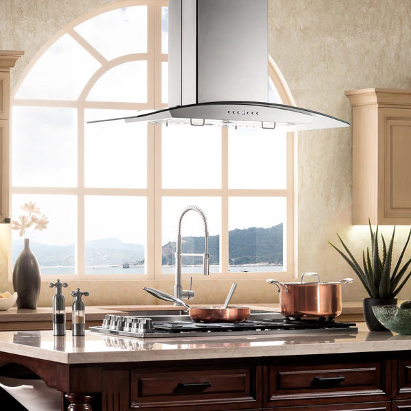 ZLINE GL14i 30" and 36" Island Mount Range Hood