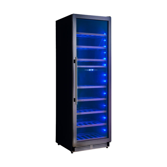 Forno Avellino 24-Inch Dual Zone Wine Cooler, 16 cu.ft, Adjustable Temperature Zones, Stainless Steel