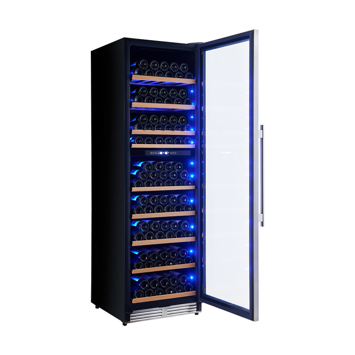 Forno Avellino 24-Inch Dual Zone Wine Cooler, 16 cu.ft, Adjustable Temperature Zones, Stainless Steel