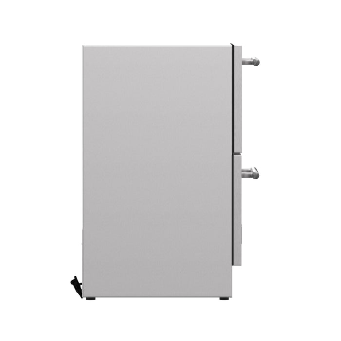 Forno Como Indoor Outdoor Drawer Refrigerator, 4.87 cu.ft, Stainless Steel Interior, Adjustable Shelves, LED Lighting