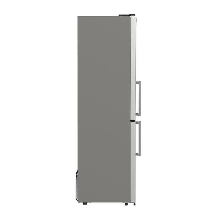 Forno Guardia 24-Inch Bottom Freezer Refrigerator, Left Swing, 10.8 cu.ft, ENERGY STAR Certified