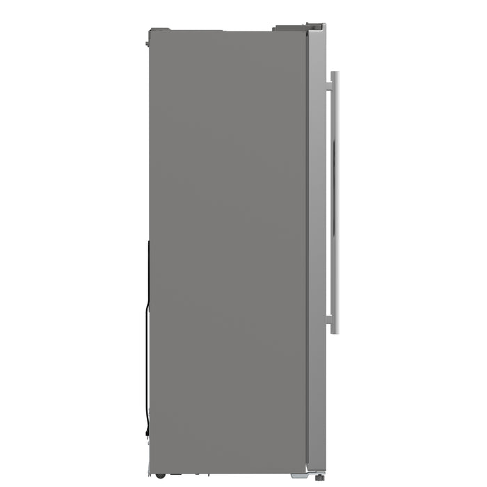 Forno Salerno 36-Inch Side-by-Side Stainless Steel Refrigerator, 20 cu.ft, ENERGY STAR Certified