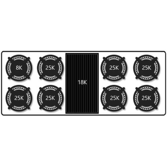 Capital Culinarian Series 60-Inch 8 Burner Specialty Cooktop Rangetop