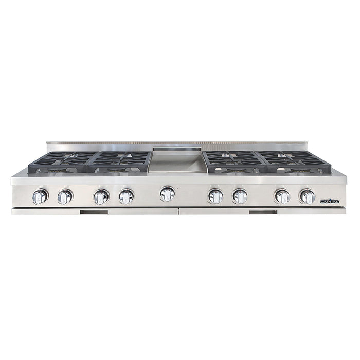Capital Culinarian Series 60-Inch 8 Burner Specialty Cooktop Rangetop