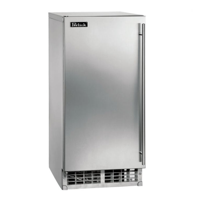 Perlick Signature Series 15" Cubelet Ice Maker with Pump, Panel-Ready Solid Door, Hinge Reversible
