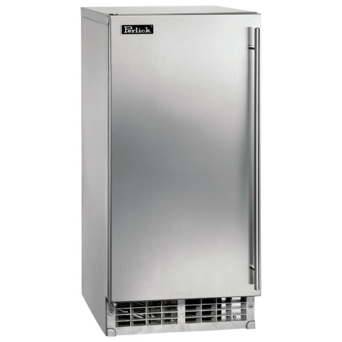 Perlick ADA Compliant 15" Clear Ice Maker with Pump, Panel-Ready Solid Door, Reversible Hinge