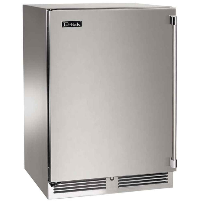 Perlick C-Series 24" Indoor Beverage Center, Stainless Steel Solid Door