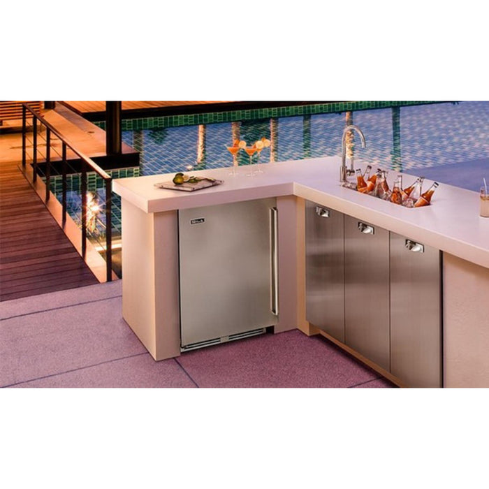 Perlick Signature Series 24" Outdoor Dual-Zone Wine Reserve, Stainless Steel Solid Door