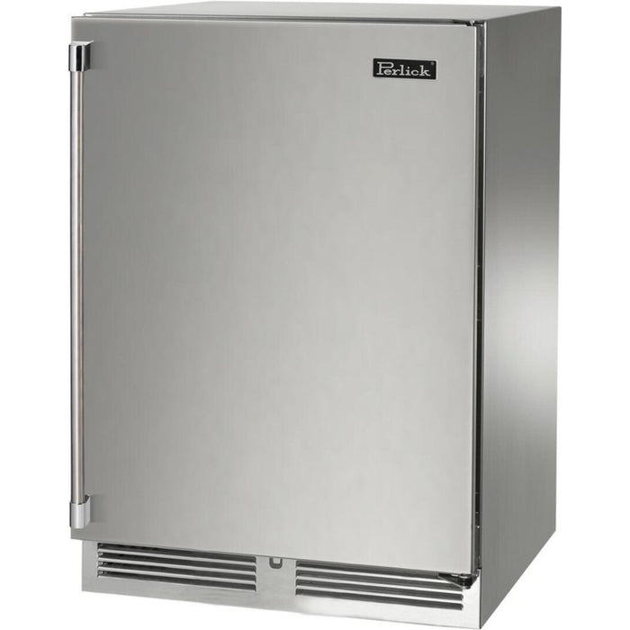 Perlick Signature Series 24" Indoor Wine Reserve, Stainless Steel Solid Door