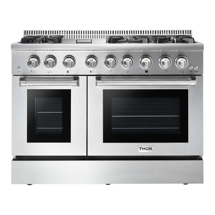 Thor Kitchen H Series 48-Inch Stainless Steel Liquid Propane Dual Fuel Range