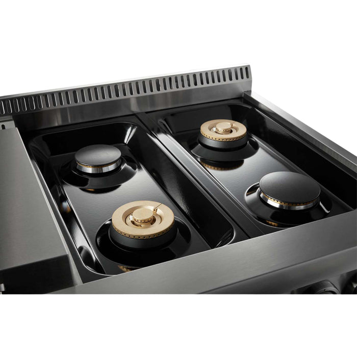 Thor Kitchen H Series 48-Inch Stainless Steel Liquid Propane Dual Fuel Range