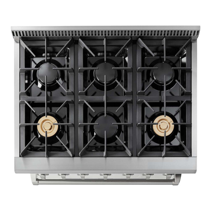 Thor Kitchen H Series 36-Inch Stainless Steel Liquid Propane Gas Range
