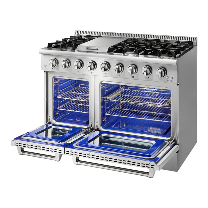 Thor Kitchen H Series 48-Inch Stainless Steel Liquid Propane Gas Range