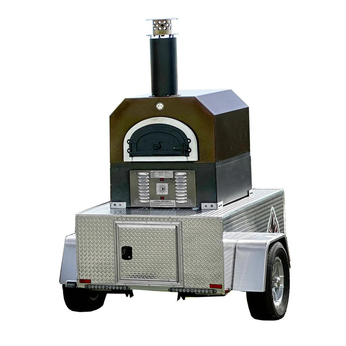 Chicago Brick Oven CBO-750 Tailgater Portable Wood Fired Pizza Oven – Copper Vein Finish