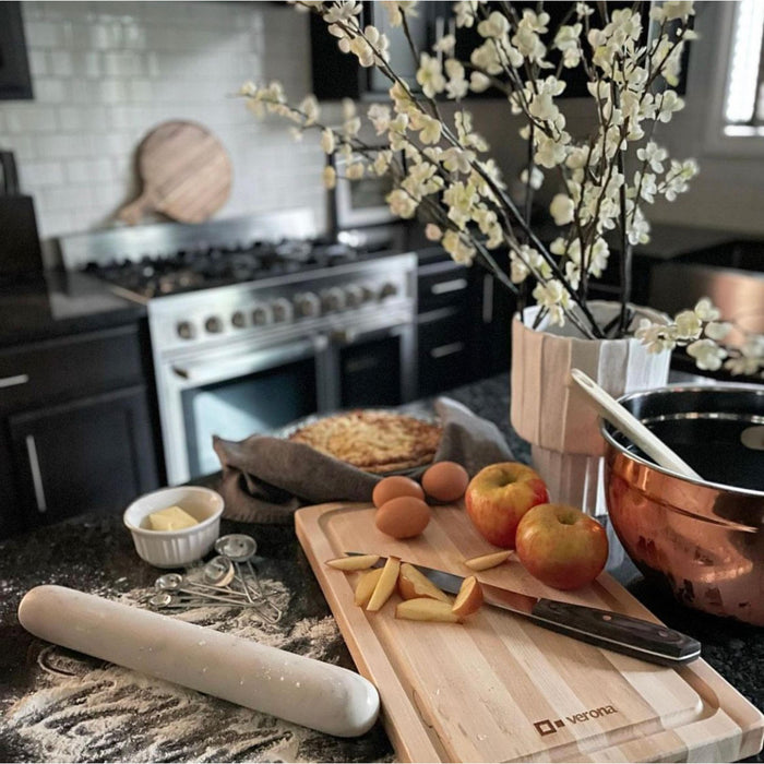 Verona Maple Cutting Board for Kitchen Countertops and Food Preparation